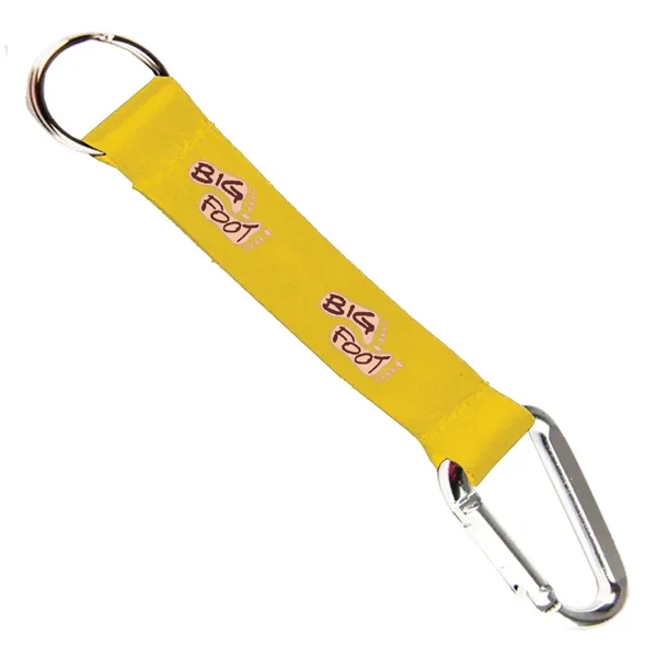6" x 3/4" micro-weave pocket lanyard with carabiner.... from ASI 39552 BEL Promo
