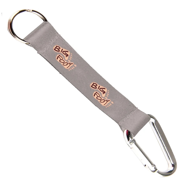 6" x 3/4" micro-weave pocket lanyard with carabiner.... from ASI 39552 BEL Promo