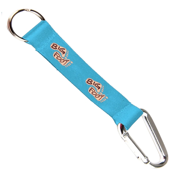 6" x 3/4" micro-weave pocket lanyard with carabiner.... from ASI 39552 BEL Promo