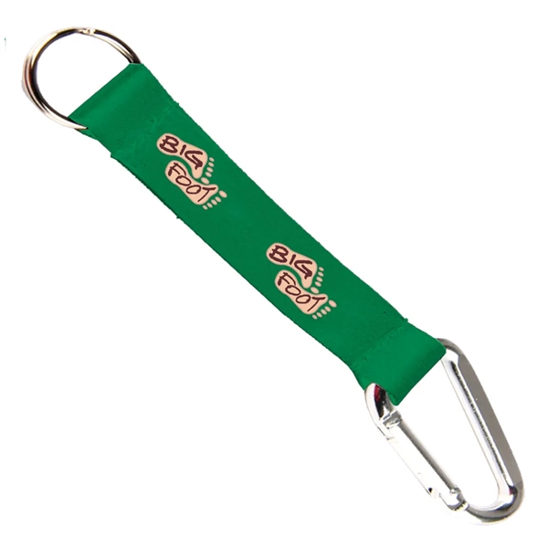 6" x 3/4" micro-weave pocket lanyard with carabiner.... from ASI 39552 BEL Promo