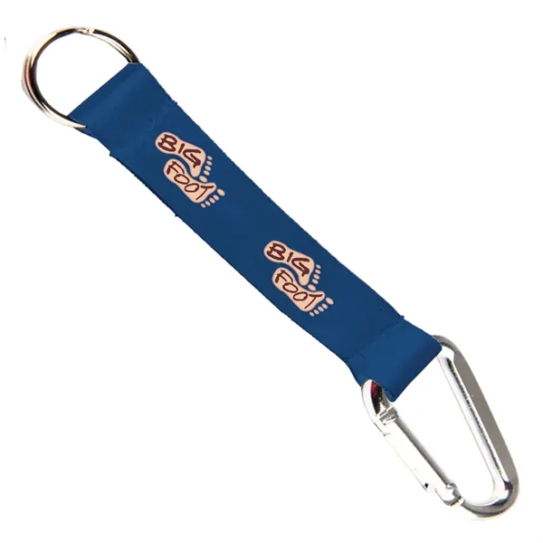 6" x 3/4" micro-weave pocket lanyard with carabiner.... from ASI 39552 BEL Promo