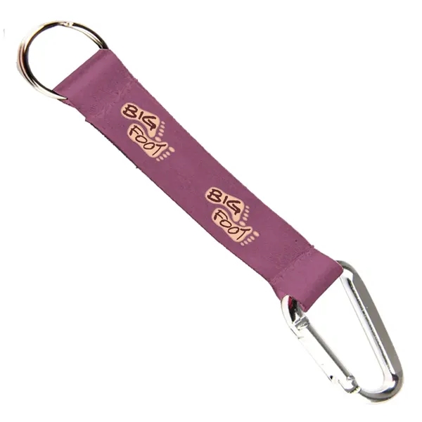 6" x 3/4" micro-weave pocket lanyard with carabiner.... from ASI 39552 BEL Promo