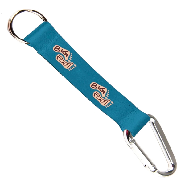 6" x 3/4" micro-weave pocket lanyard with carabiner.... from ASI 39552 BEL Promo
