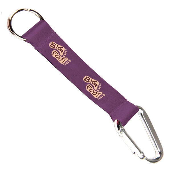 6" x 3/4" micro-weave pocket lanyard with carabiner.... from ASI 39552 BEL Promo