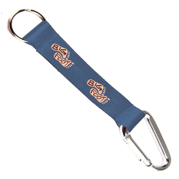 6" x 3/4" micro-weave pocket lanyard with carabiner.... from ASI 39552 BEL Promo