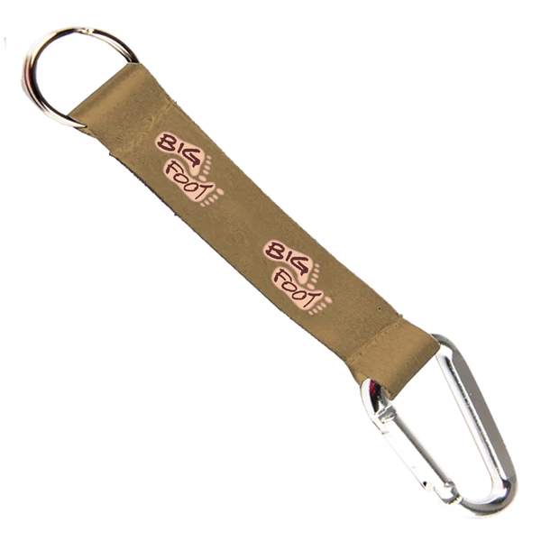 6" x 3/4" micro-weave pocket lanyard with carabiner.... from ASI 39552 BEL Promo