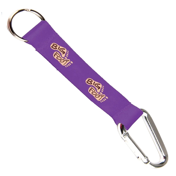 6" x 3/4" micro-weave pocket lanyard with carabiner.... from ASI 39552 BEL Promo