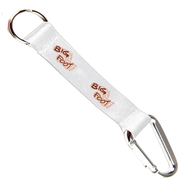 6" x 3/4" micro-weave pocket lanyard with carabiner.... from ASI 39552 BEL Promo