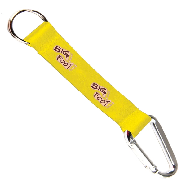 6" x 3/4" micro-weave pocket lanyard with carabiner.... from ASI 39552 BEL Promo