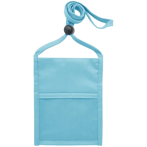 Neck wallet with zipper pocket and pen holder.... from ASI 39552 BEL Promo