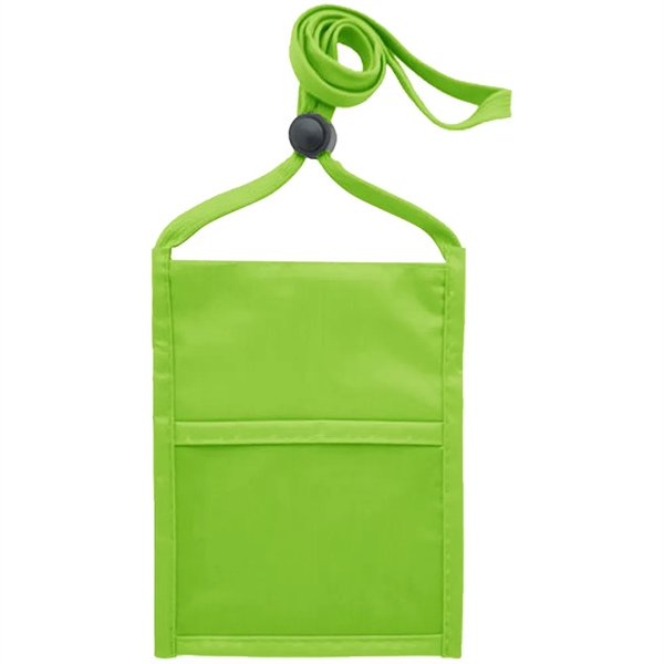 Neck wallet with zipper pocket and pen holder.... from ASI 39552 BEL Promo