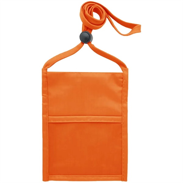 Neck wallet with zipper pocket and pen holder.... from ASI 39552 BEL Promo