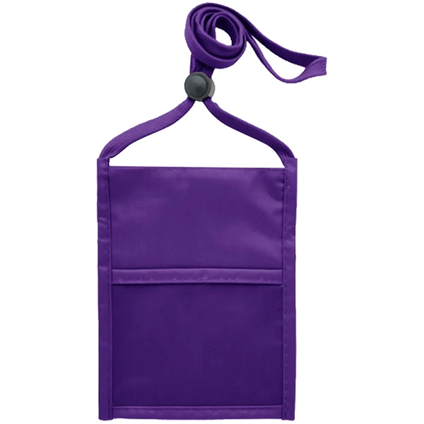 Neck wallet with zipper pocket and pen holder.... from ASI 39552 BEL Promo