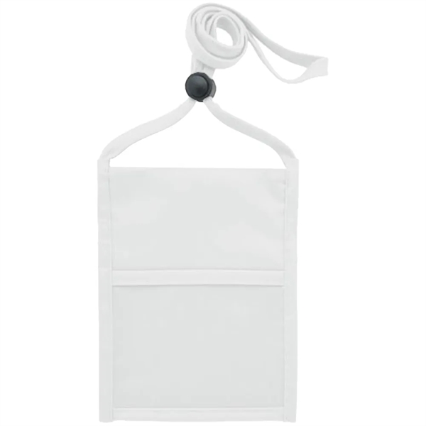 Neck wallet with zipper pocket and pen holder.... from ASI 39552 BEL Promo