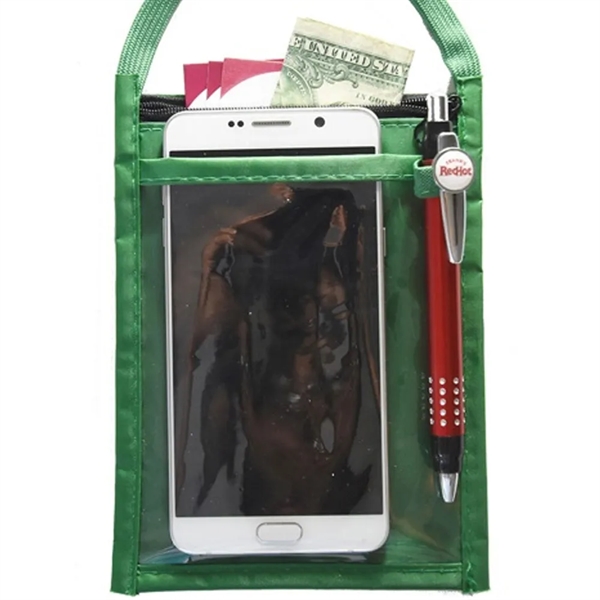 Neck wallet with zipper pocket and pen holder.... from ASI 39552 BEL Promo