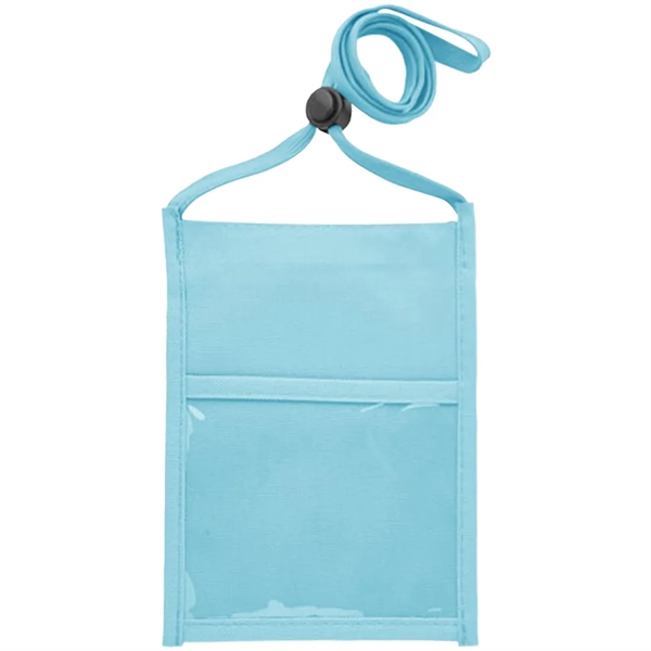 Double window neck wallet with adjustable lanyard.... from ASI 39552 BEL Promo