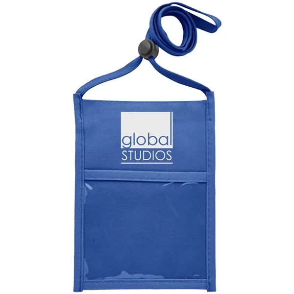 Double window neck wallet with adjustable lanyard.... from ASI 39552 BEL Promo