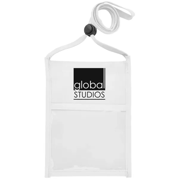 Double window neck wallet with adjustable lanyard.... from ASI 39552 BEL Promo