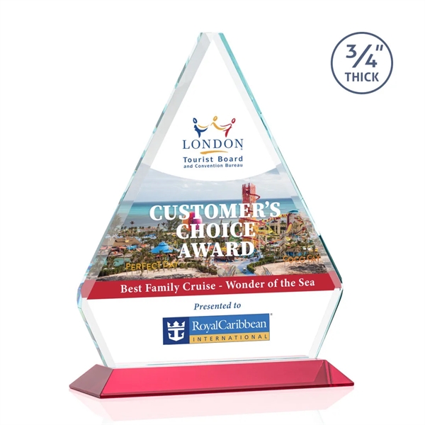 Fyreside VividPrint™ Award - Red... from ASI 84592 St Regis Group / St Regis