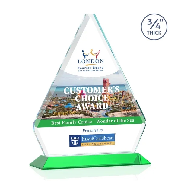 Fyreside VividPrint™ Award - Green... from ASI 84592 St Regis Group / St Regis