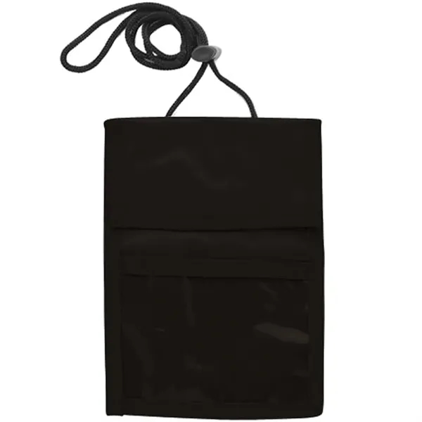 Neck wallet with two pocket flap.... from ASI 39552 BEL Promo