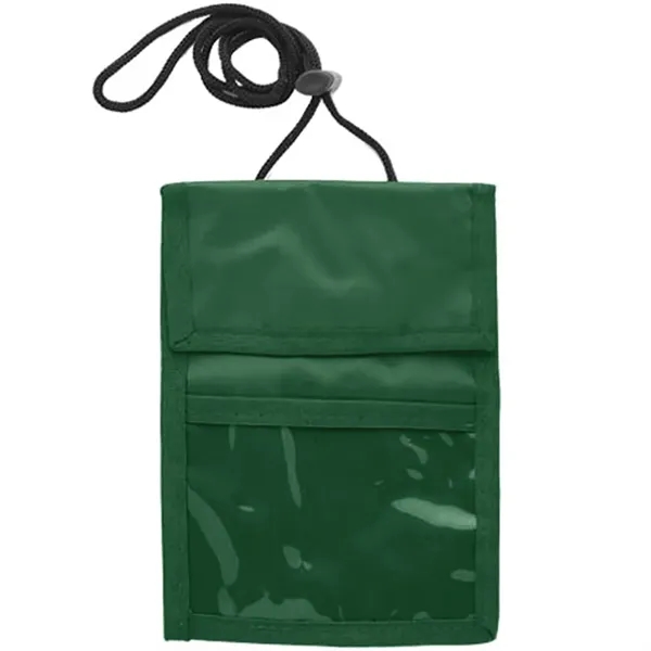 Neck wallet with two pocket flap.... from ASI 39552 BEL Promo