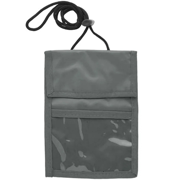 Neck wallet with two pocket flap.... from ASI 39552 BEL Promo