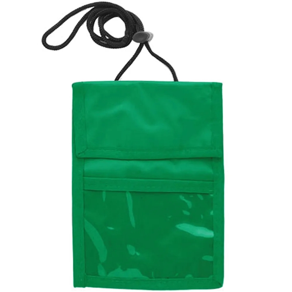 Neck wallet with two pocket flap.... from ASI 39552 BEL Promo