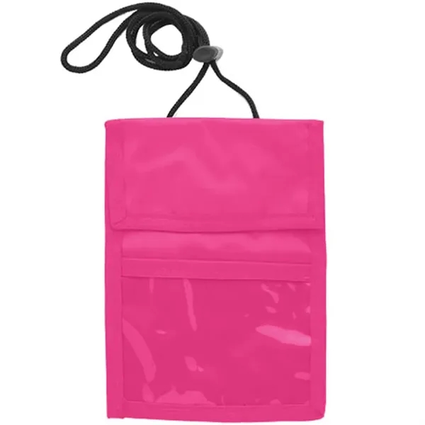 Neck wallet with two pocket flap.... from ASI 39552 BEL Promo