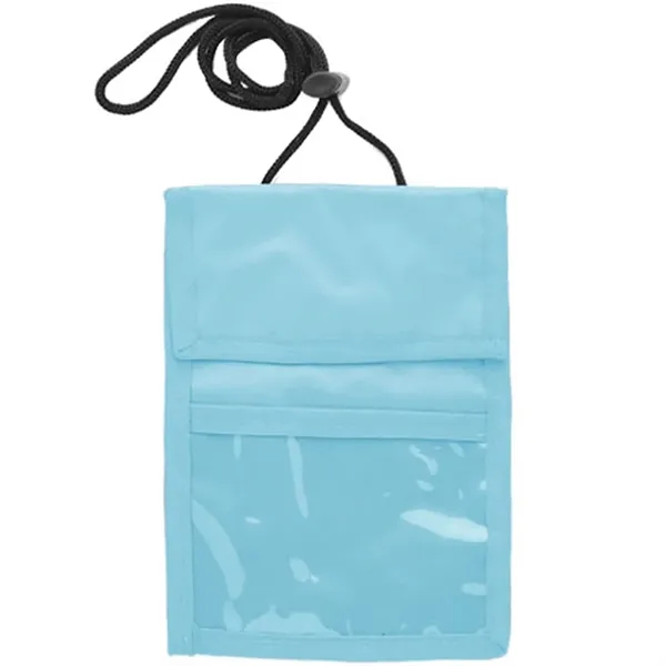 Neck wallet with two pocket flap.... from ASI 39552 BEL Promo