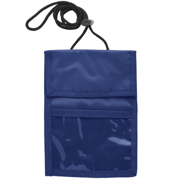 Neck wallet with two pocket flap.... from ASI 39552 BEL Promo