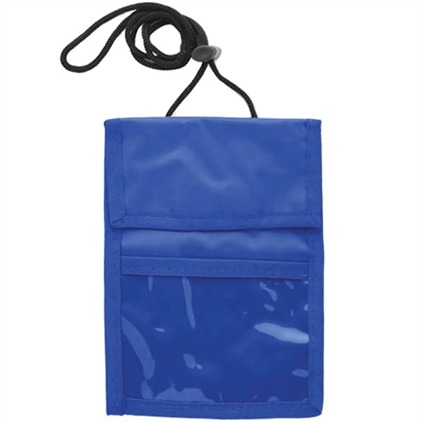 Neck wallet with two pocket flap.... from ASI 39552 BEL Promo