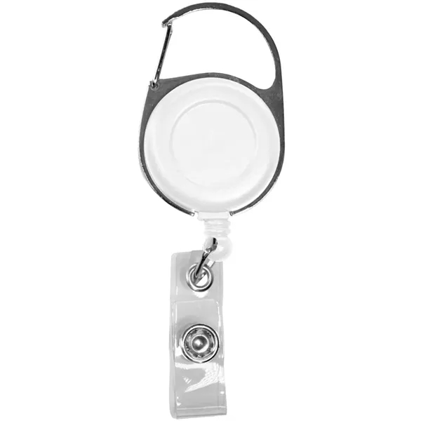 Retractable badge reel with 24" nylon cord, carabiner and belt clip.... from ASI 39552 BEL Promo