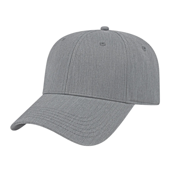 Medium profile six-panel cap made from recycled cotton-polyester twill blend with... from ASI 43792 Cap America Inc