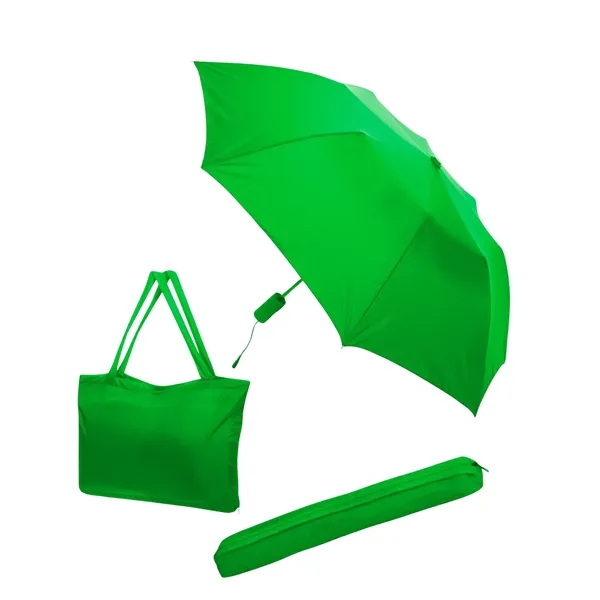 20" x 13" nylon tote bag and 15 3/4" x 2"... from ASI 76730 Peerless Umbrella Co Inc