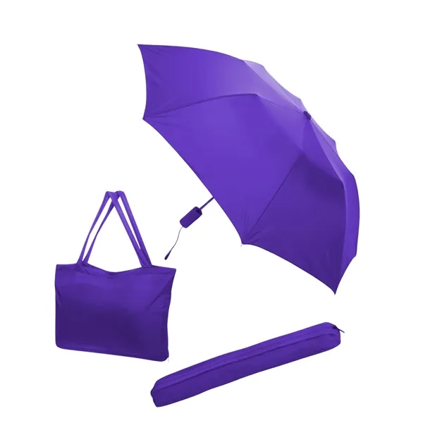 20" x 13" nylon tote bag and 15 3/4" x 2"... from ASI 76730 Peerless Umbrella Co Inc