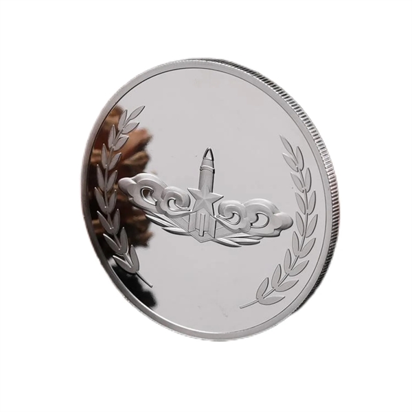 0.98" Soft enamel zinc challenge coin plus embossed logo plus 1... from ASI 37218 Athena Promo (tm)