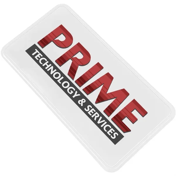 3" x 1.5" plastic name badge with digital printing.... from ASI 39552 BEL Promo