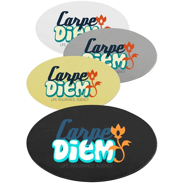 3" x 2" plastic name badge.... from ASI 39552 BEL Promo