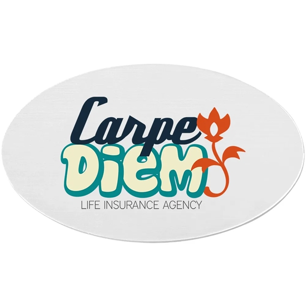 3" x 2" plastic name badge.... from ASI 39552 BEL Promo