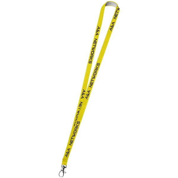 36" x 1/2" polyester lanyard with attachment options.... from ASI 39552 BEL Promo