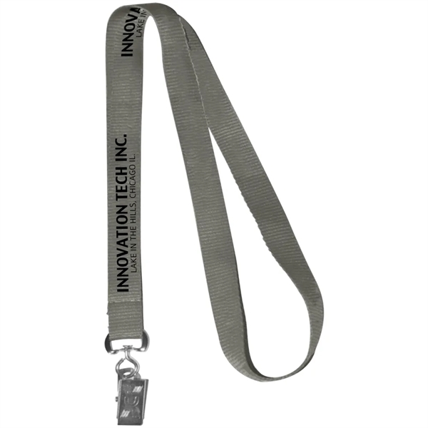 36" x 5/8" polyester lanyard with attachment options.... from ASI 39552 BEL Promo