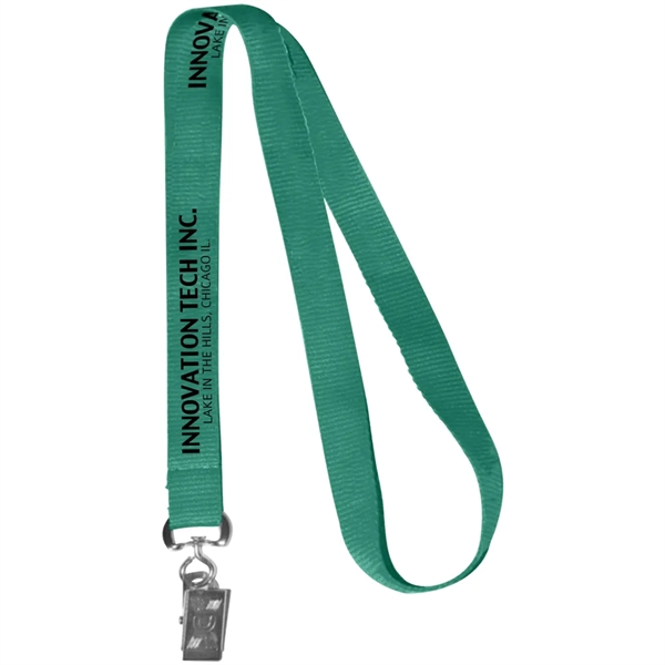 36" x 5/8" polyester lanyard with attachment options.... from ASI 39552 BEL Promo
