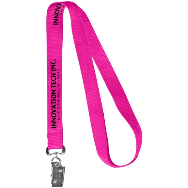 36" x 5/8" polyester lanyard with attachment options.... from ASI 39552 BEL Promo