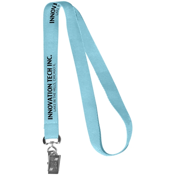 36" x 5/8" polyester lanyard with attachment options.... from ASI 39552 BEL Promo