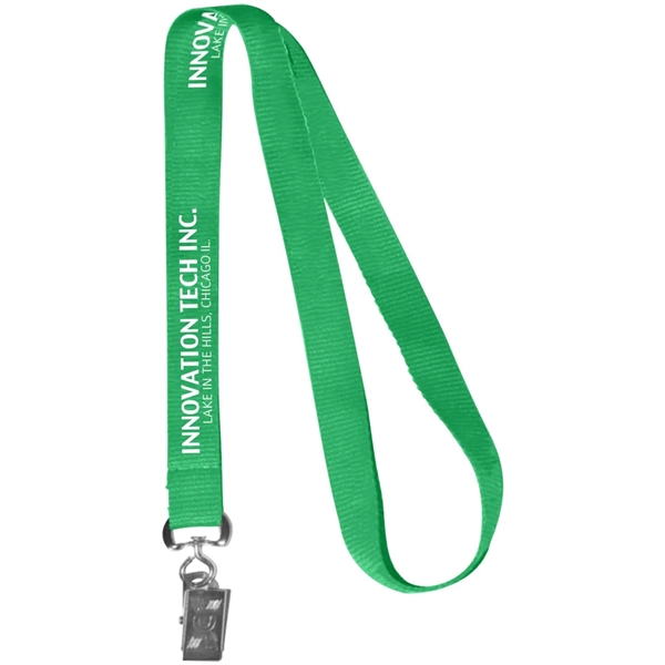 36" x 5/8" polyester lanyard with attachment options.... from ASI 39552 BEL Promo