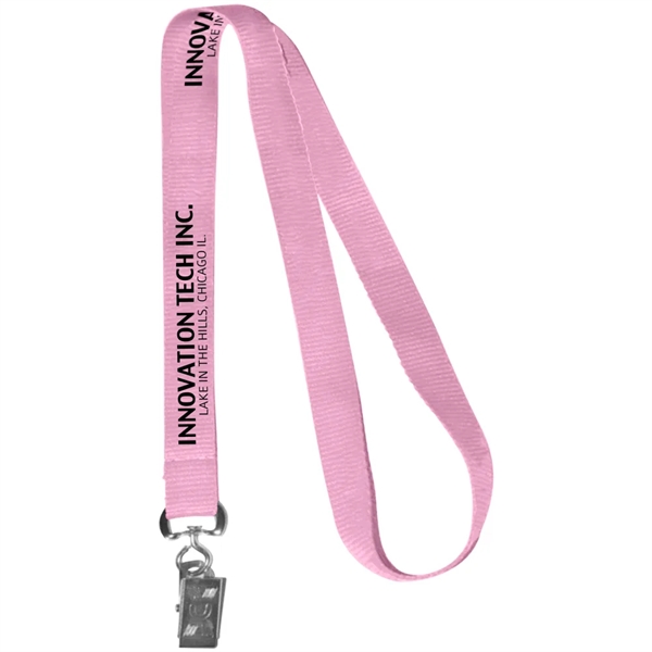 36" x 5/8" polyester lanyard with attachment options.... from ASI 39552 BEL Promo