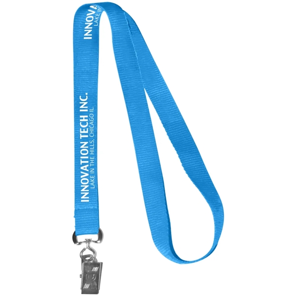36" x 5/8" polyester lanyard with attachment options.... from ASI 39552 BEL Promo