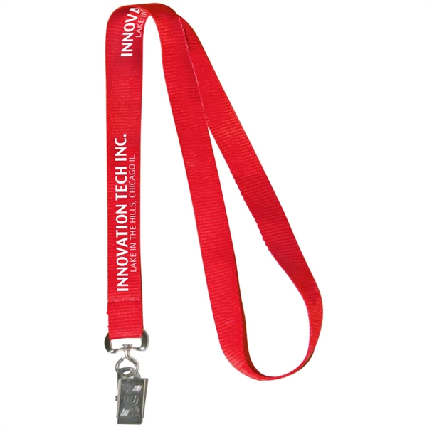 36" x 5/8" polyester lanyard with attachment options.... from ASI 39552 BEL Promo