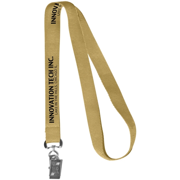 36" x 5/8" polyester lanyard with attachment options.... from ASI 39552 BEL Promo